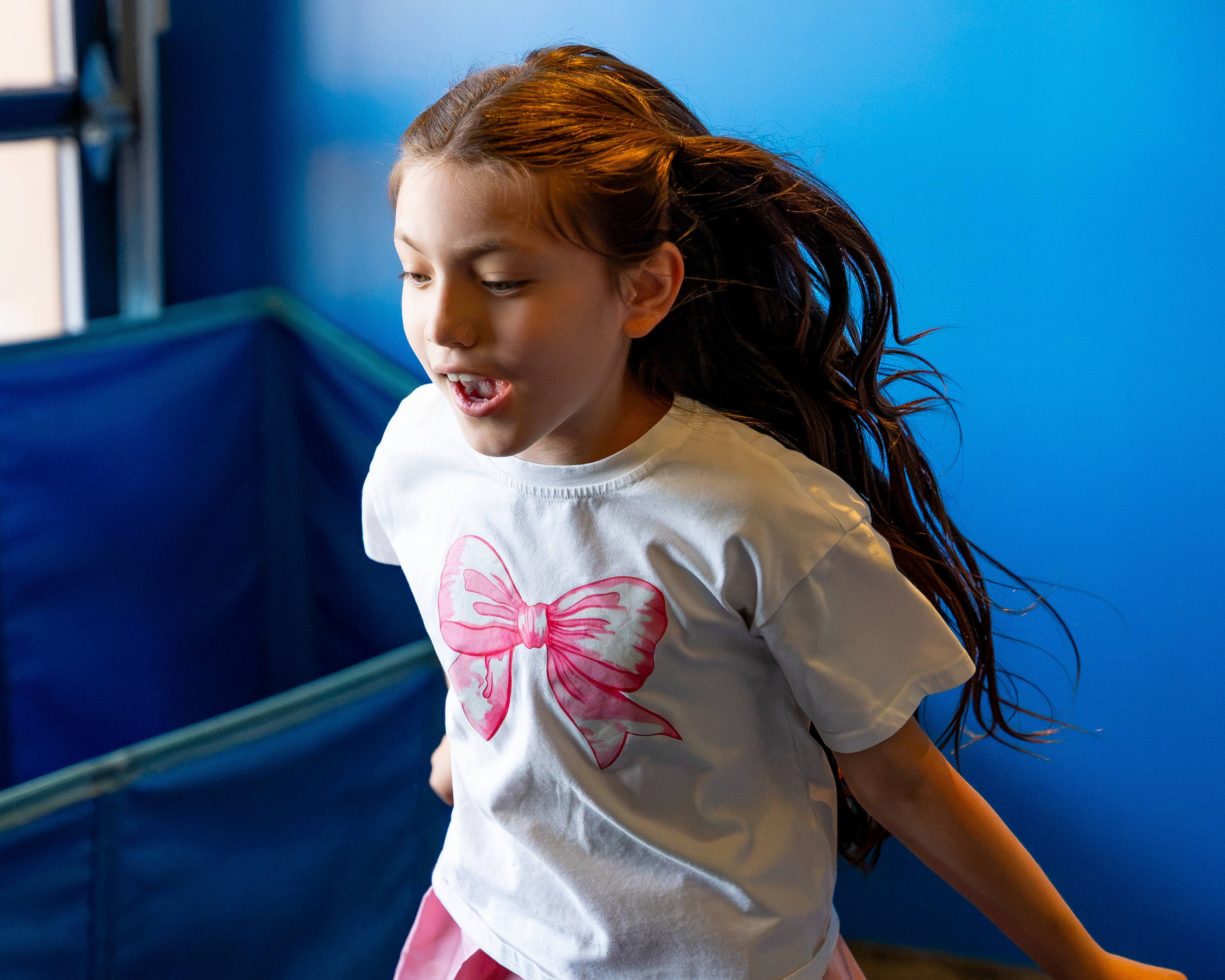 Samantha playing
